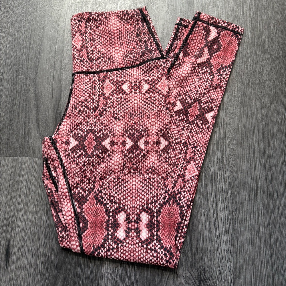 Colorfulkoala snake print leggings